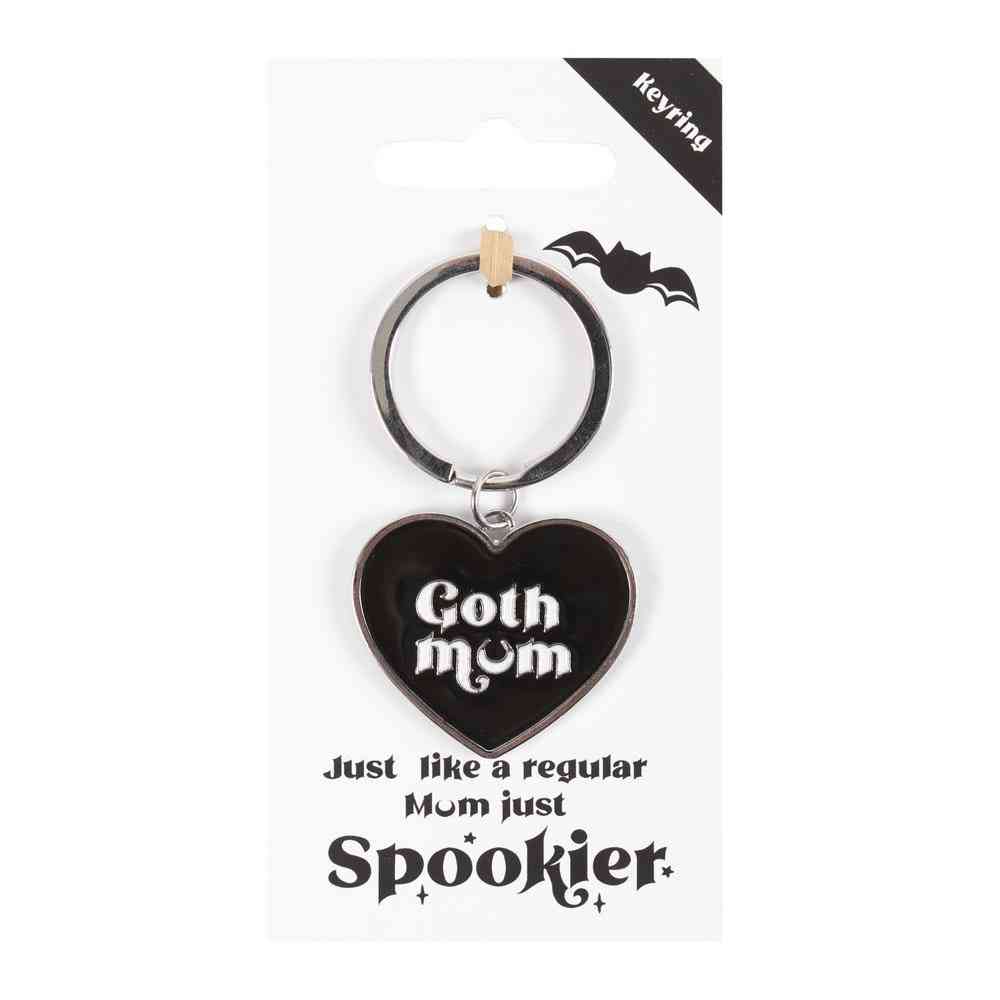 Something Different - Goth Mum Porte-clés - Noir/Blanc
